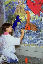 Παιδί που ζωγραφίζει.