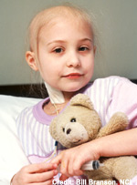 Παιδί που υποβάλλεται σε χημειοθεραπεία για λευχαιμία